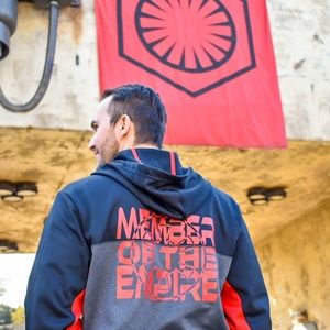 Member of the Empire - Dark Side dual tone athletic fleece jacket UNISEX